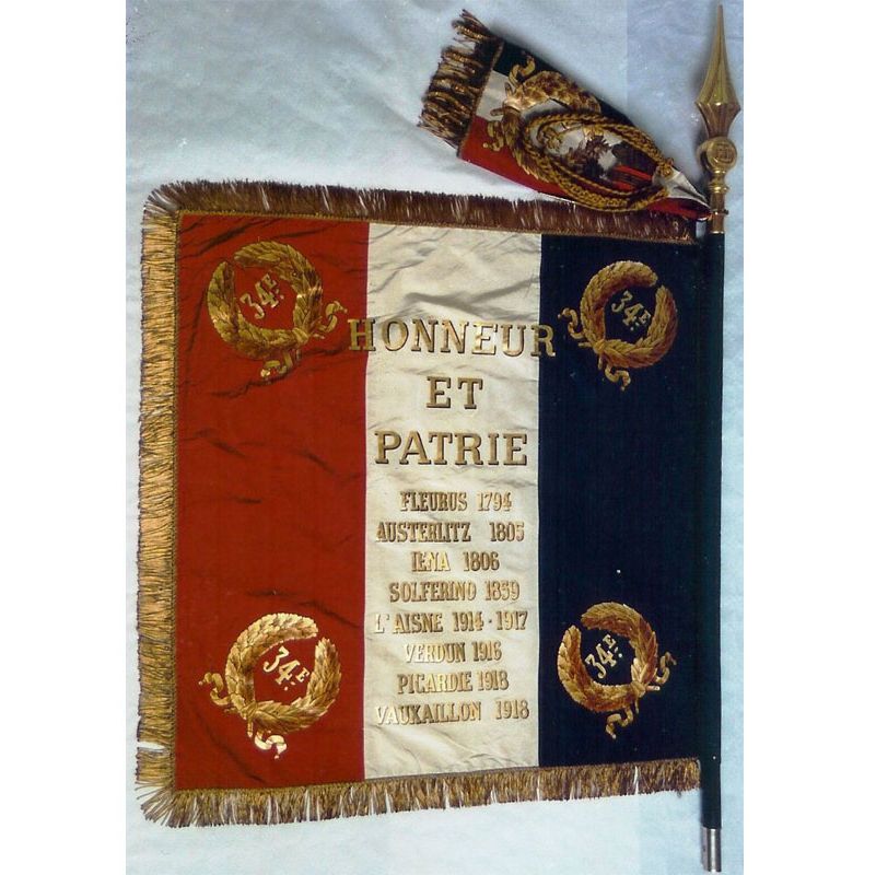 drapeau du 34e ri