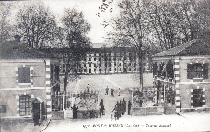 Entrée de la caserne Bosquet avant la 2nde guerre mondiale